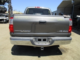 2005 TOYOTA TUNDRA SR5 GRAY DOUBLE CAB 4.7L AT 4WD Z15987